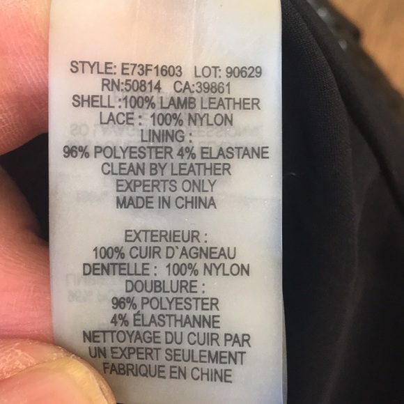 Elie Tahari “Sierra” Leather & Lace Dress - Sz 0 - Picture 6 of 8